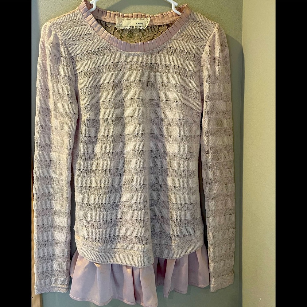 A’reve top with lace back